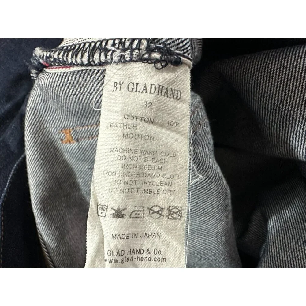 Gladhand Gldden Denim Type 1 Jeans Size 32 Indigo made in Japan - Picture 3 of 6